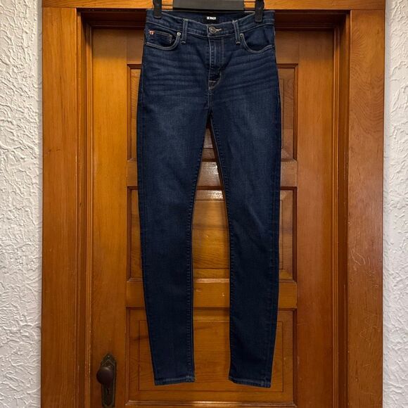 Hudson Mid Rise Dark Wash Blair Skinny Jeans Women’s 26 - Picture 1 of 7